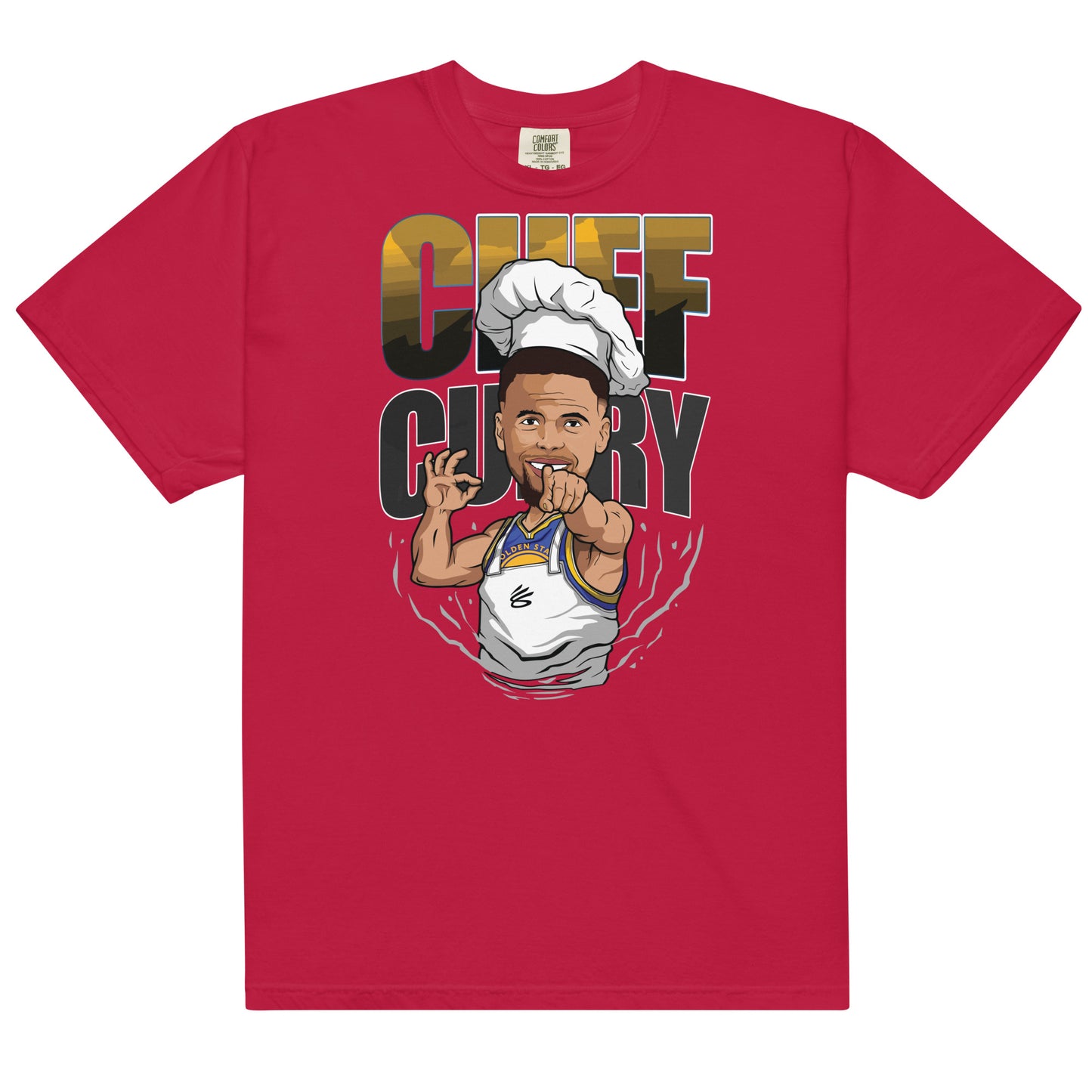 Sports Zone X Mens Chef Curry Basketball Graphics T Shirt