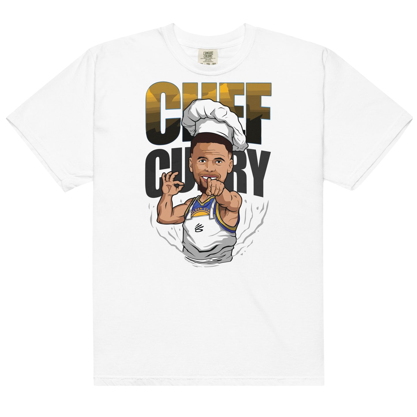 Sports Zone X Mens Chef Curry Basketball Graphics T Shirt